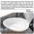 63'' x 37.4'' Soaking Solid Surface Bathtub
