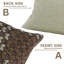 Housse de coussin fabriquée à la main Fab Divine - Jeté décoratif pour canapé ou lit, Titli-109664034