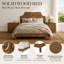 Base de lit grand en bois massif Thalia-299639229