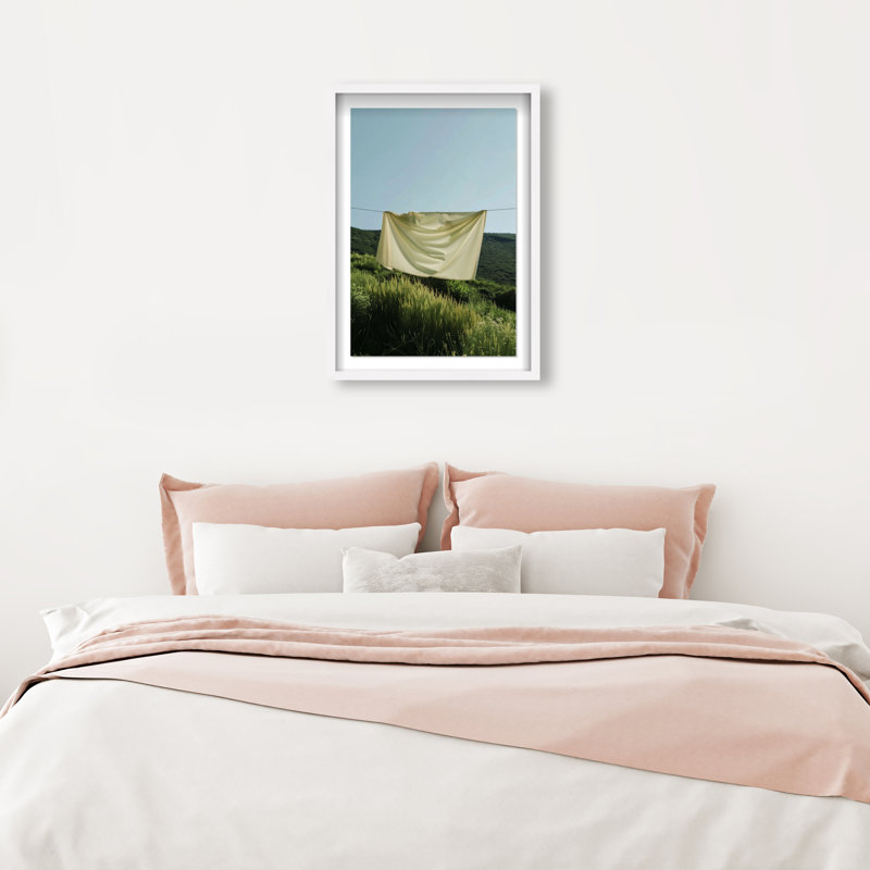 Floating Cotton I Print by Oliver Gal, 46.5"H x 31.5"W, White Shadowbox