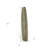 40" Gold Tapered Ceramic Floor Vase
