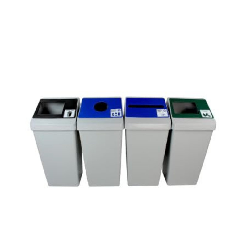 Poubelle de 88 gallons Sturdy Essentials Smart Sort