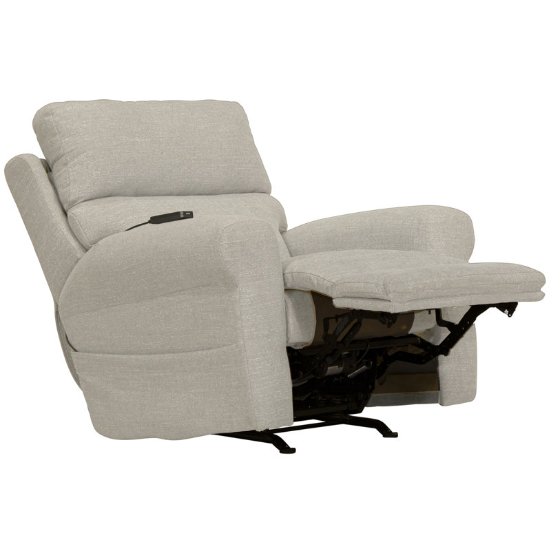 Shibu Power Electric Rocking Recliner, Crème, crème