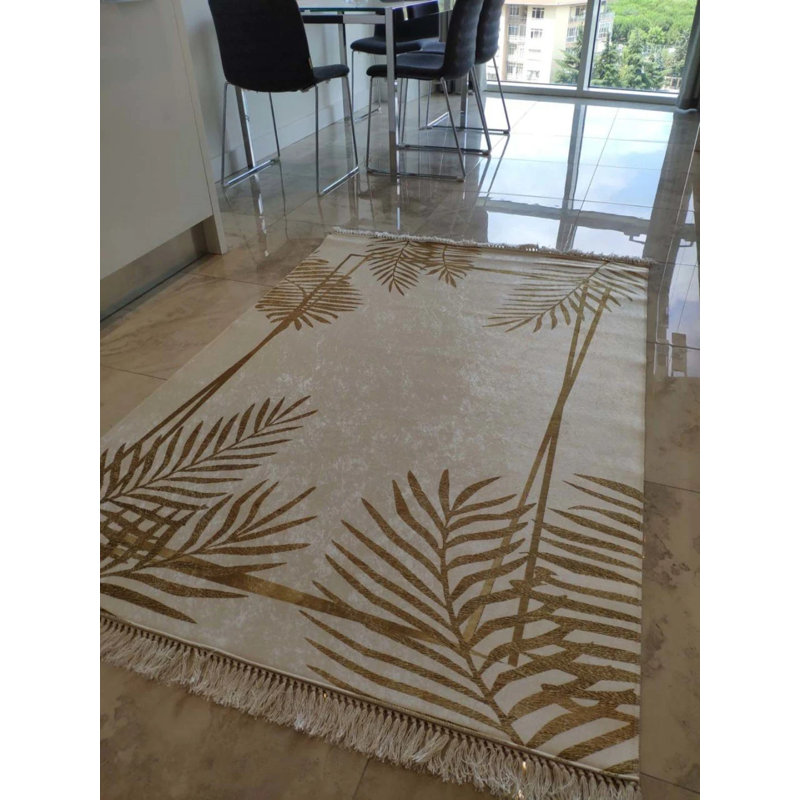 Tapis Masanao avec envers antidérapant, Rectangle 5 pi 3 po x 9 pi 10 po