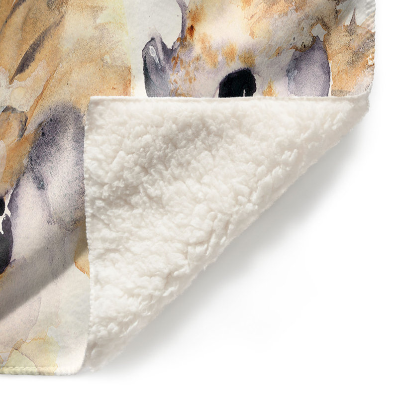  Couverture douce en sherpa, 51 po x 60 po