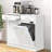 Deodorizing Hidden Solid + Manufactured Wood Handle Multi-Compartments Trash & Recycling Bin - 20 Gallons