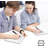 Scribbledo Dry Erase 5"x7" Mini Notebook College Ruled Lined Board 2 Pack Reusable Erasable Writing Note Pad Lapboard Blank Whiteboard On Reverse For Desk