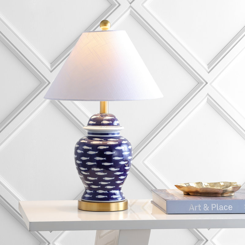 Lampe de table 22" school of fish Washington