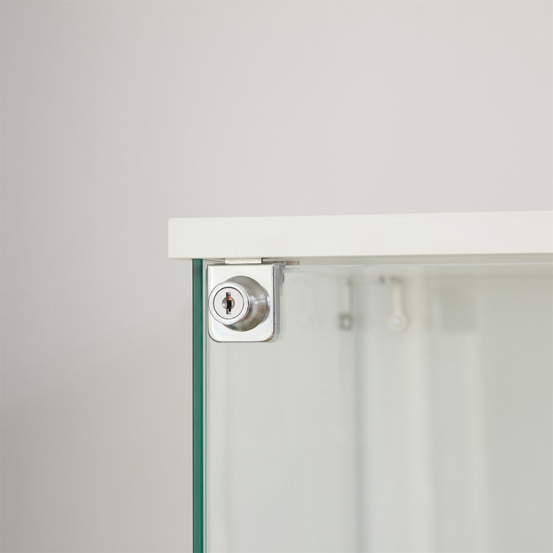4 Tier Glass Display Cabinet