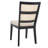 19'' H Leather Upholstered Armchair-370296030