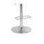 Tabouret de bar pivotant à 360 degrés rouge et acrylique avec repose-pieds à hauteur réglable, mobilier moderne pour la salle à manger, 1 pièce, pivot de finition requis, contemporain