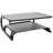Mount-It! Two Tier Desk Organizer Riser, Monitor Stand with Keyboard Storage Shelf and 2 Shelves