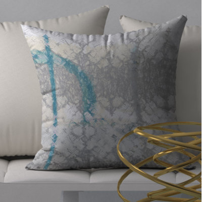Abstract Reversible Throw Pillow
