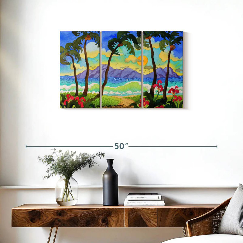 Gillard Tropical Palms, 20" H x 33" W