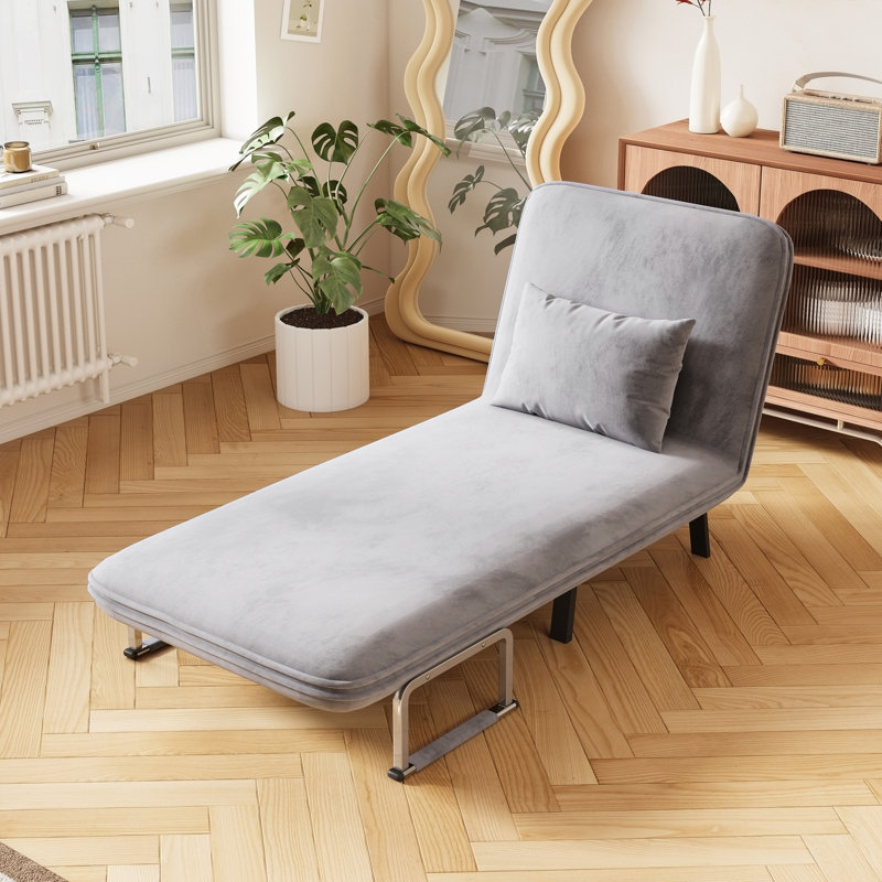 31,5? Fauteuil convertible, Gris clair