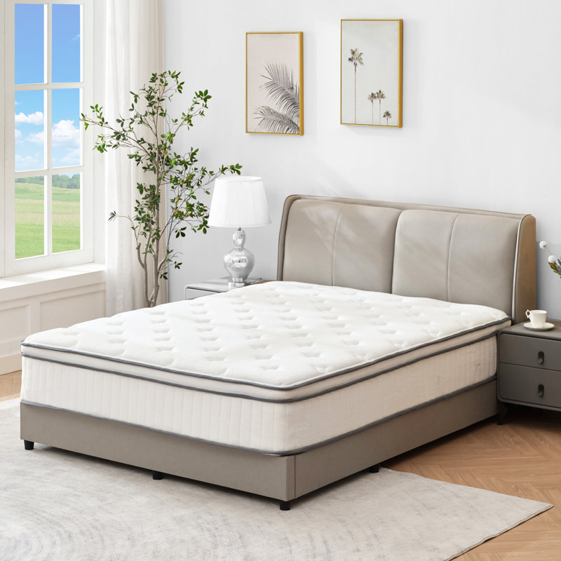 10“/12”/14“ CertiPUR-US Certified Medium Memory Foam Hybrid Mattress, Queen, 8