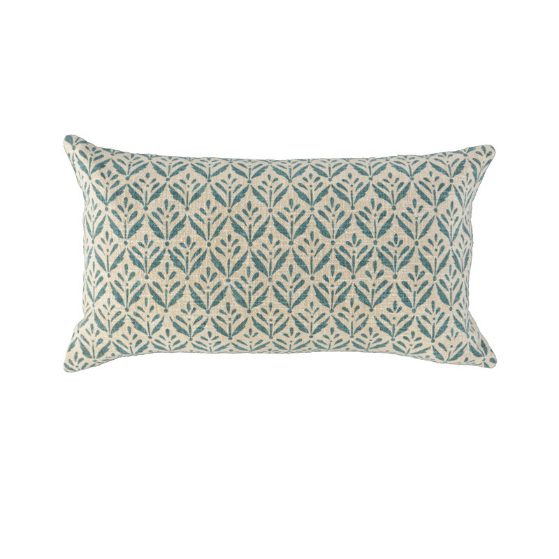 Coussin en coton, Polyester, Sarcelle