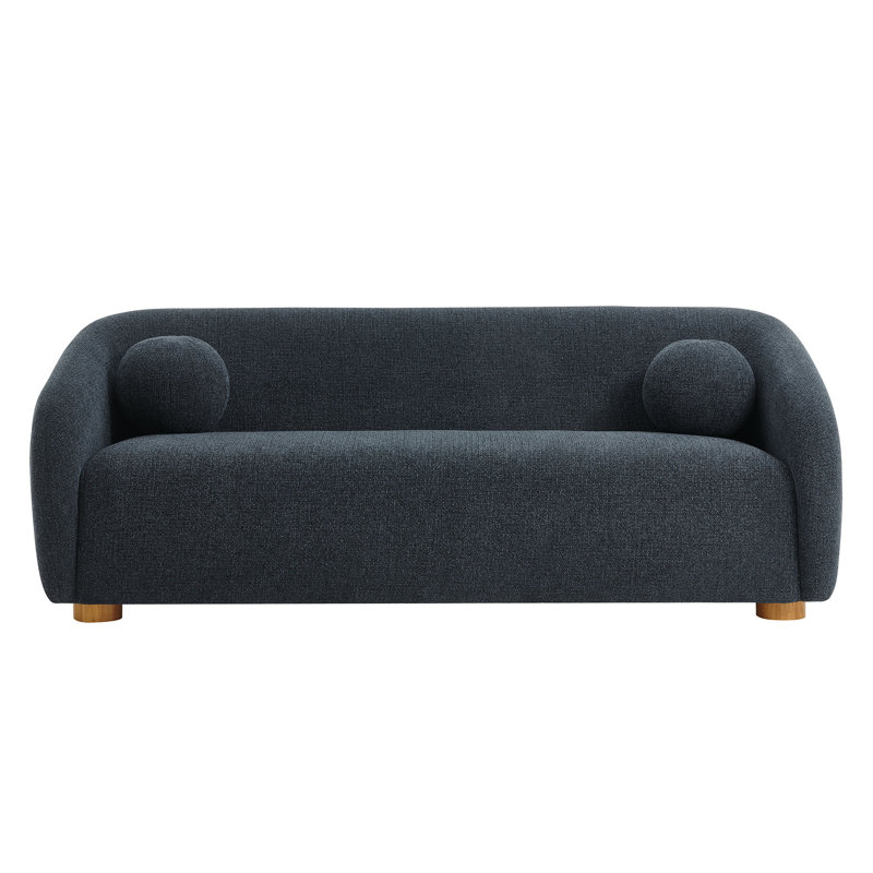 Holland 85" Chenille Fabric Sofa, Navy