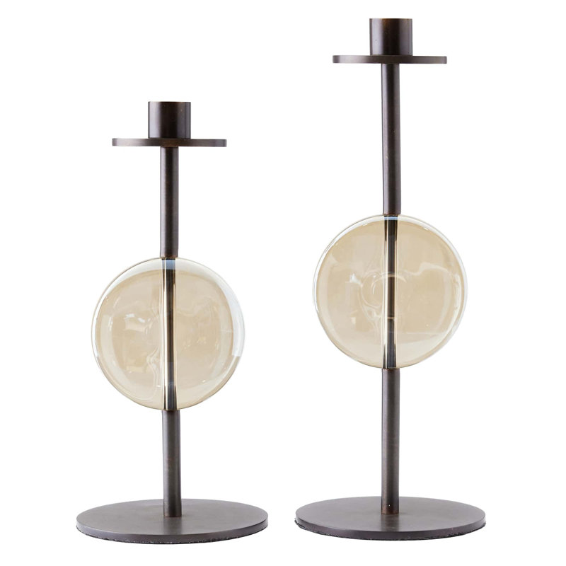 Terrell Candleholders, Set Of 2