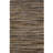 Altum Abstract Handmade Flatweave Leather/Cotton Dark Brown/Brown/Tan/Medium Gray Area Rug-1429127614