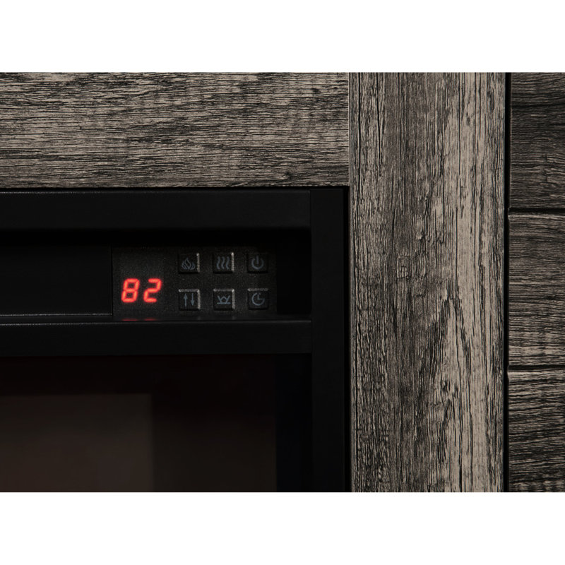 Meuble télé avec foyer et chauffage 70 po Terra