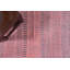 Tapis rouge en coton tissé à plat à la main Strattenburg-553100945