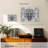 " Black Damask Multi Piece Canvas Print " 2 - Pieces-93060444