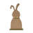 Bunny Hop MDF Blushing Bunny & Eggs w/ Base 12x6.5x2
