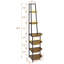 Pursel 68.5'' Tall 5 Tier Corner Bookcase 6 Tier Triangle Design Storage Bookcase Corner Shelf-1991823563
