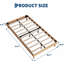 Cadre de lit plateforme en bois avec lattes, sans sommier, robuste, capacité de charge de 363 kg (800 lb).-2074186744-2074186746
