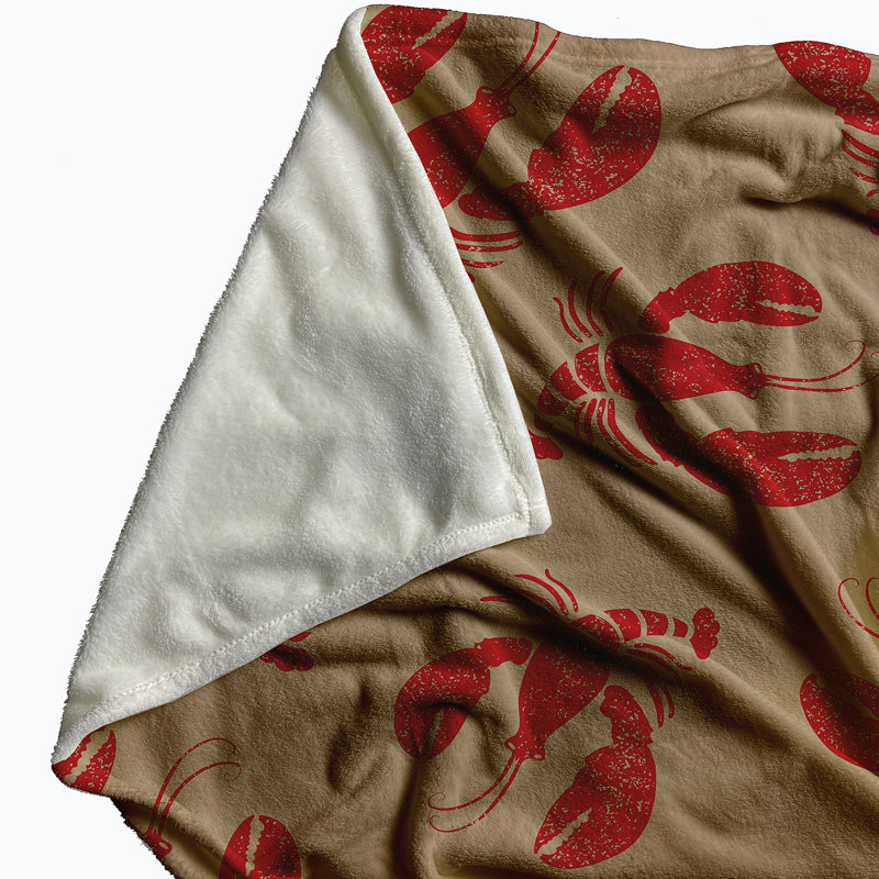 Foxfield Plain Weave / Muslin Throw Blanket, Brown/Dark Red
