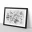Vaulted Tree Branches Watercolour - Framed Print-56882422-56882425