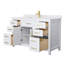 Beckett 54" Freestanding Single Bathroom Vanity with Cultured Marble Top-768606383-768606382-760643050