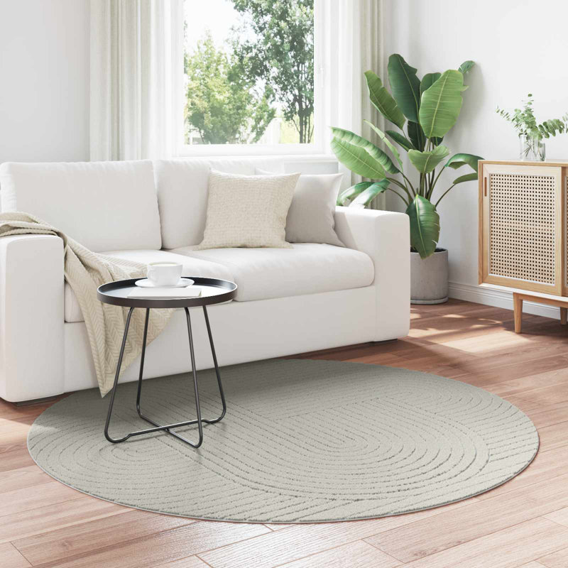 Modern Indoor and Outdoor Rug, Round 160 cm
