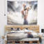 Footballeur américain sur stadium tapestry Sport-28483664