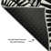Premium Machine Washable Prisco Black Rug