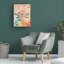 Art mural sur toile tendue - Amy Tieman «Sunset Dragonfly» pour décoration de salon, de chambre à coucher ou de bureau - 24 x 32