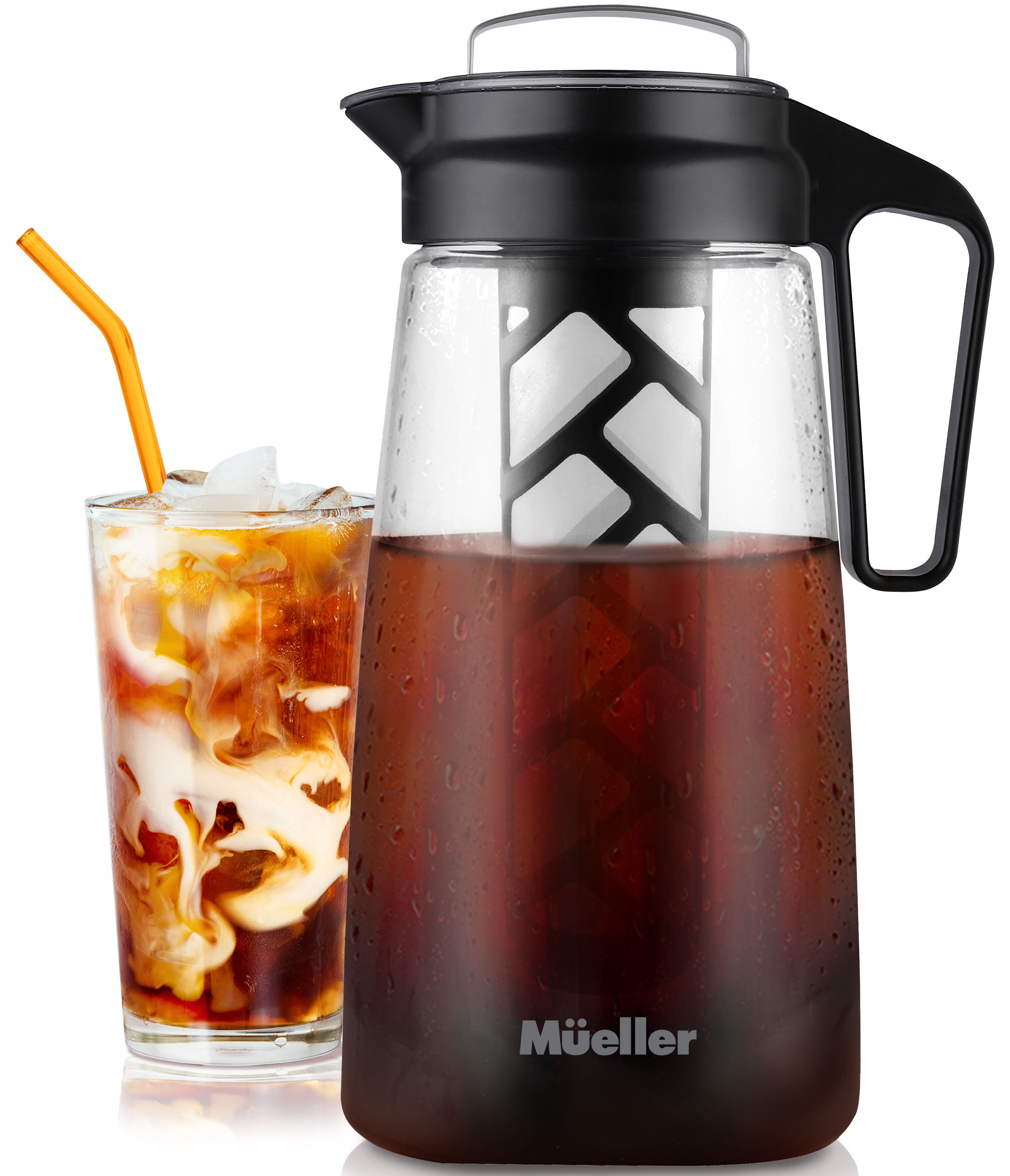 Cold Brew & Iced Coffee Bottle Maker Leakproof Cold Brew Travel Mug With  Airtight Lid And Mesh Filter Iced Coffee And Tea Infuse