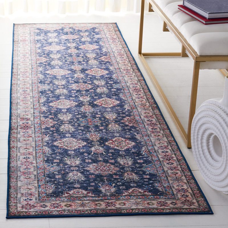 Pashen Performance Machine Washable Oriental Rug, Runner 2'6" x 8'