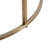 Marble and Metal Half-Circle Console Table-1324422221