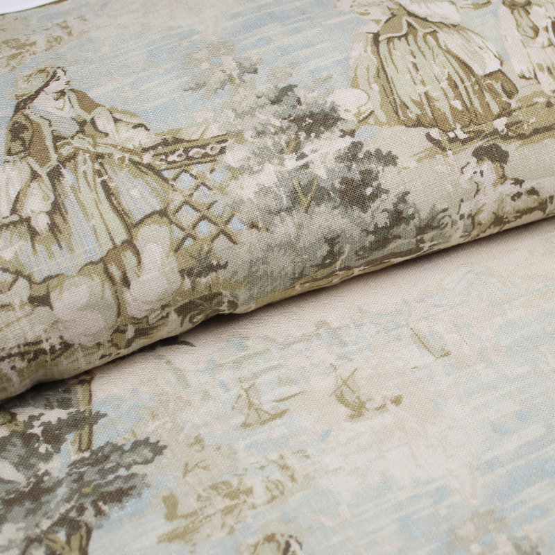 French Countryside Beige/Ivory Linen Duvet Cover Set