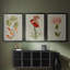 Botanical Array VI - Toile tendue avec châssis sur mesure - 3 pièces-916200998-916200992