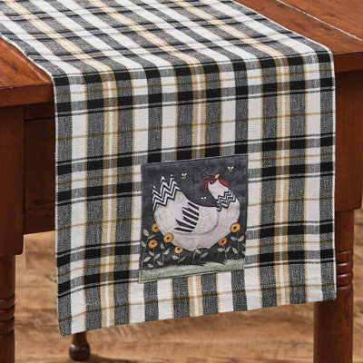 My Little White Hen Table Runner 13"