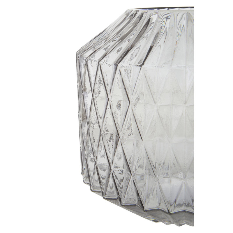 Avdyl Glass Table Vase, 20cm H x 23.5cm W x 23.5cm D