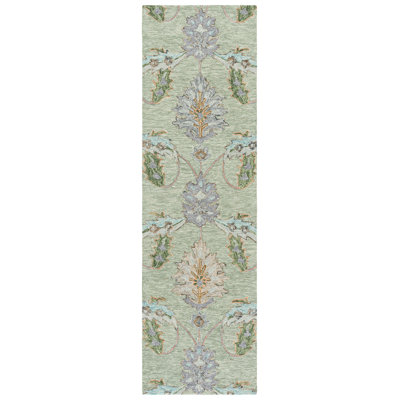 Jardin Hand Tufted Wool;Cotton Floral Indoor Rug