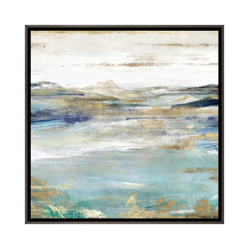 «Once a Clear I» par Isabelle Z - reproduction d'art, H 18 po x l 18 po x 1,5 po, Pas de tapis