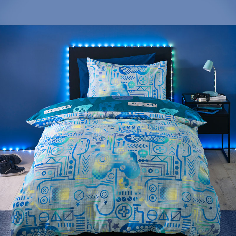 Gamer So Soft Duvet Cover Set, Double Duvet Cover + 2 Standard Pillowcases