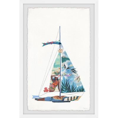 Sailing Summer Paradise by Parvez Taj - Single Picture Frame Painting