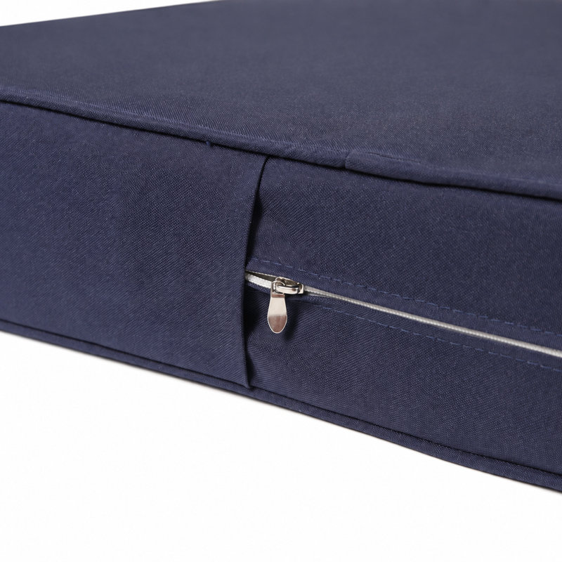 Coussin de siège d'extérieur pour coussin d'extérieur bleu marine et coussin d'extérieur bleu marine, Bleu très foncé