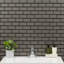 Carreau de mosaïque murale en verre brillant 12 po x 12 po Tactiq Brunox Subway